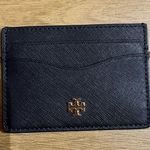 Tory Burch Emerson Slim Card Case Wallet In Navy 136101 Photo 2