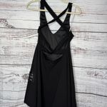 Lulus Katrina Black Strappy Sleeveless Skater Dress NWT LG Photo 2