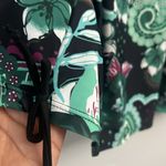 New Floral Paisley Print Tankini Swimsuit Top 22W Green Photo 3