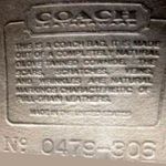 Coach VINTAGE COURT Black Glove Tanned Leather Turn Lock Crossbody Bag 9807 Photo 7