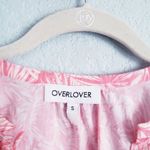 Anthropologie OVERLOVER Cameron Top In Palms Coral Rose Photo 1