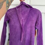 Vintage patchwork hoodie jacket.‎ Purple Photo 3