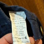 Carhartt Duck Bib Unlined Overalls - Black Photo 1