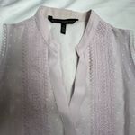 White House | Black Market  WHBM Lilac Sheer Dress Tank Top‎ Photo 1