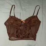 Mesh Corset top Brown Photo 0