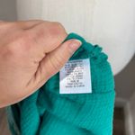 Natural Life Umgee 100% Cotton Gauze Tunic Top Size M Teal Boho Oversized Summer Blouse Photo 5