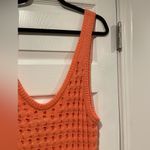 NWT Uncharted Threads Size S Coral Stretchy Knit Crochet Terry Cover Up Dress Pink Photo 4
