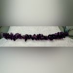 Artisan  amethyst chip bead single strand necklace Photo 3