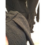 Arden B. Size M Black 3/4 Sleeve Womens Ruffled Blouse NEW Size M Photo 2