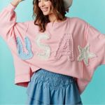 Fantastic Fawn  Pink USA Sweater Photo 0