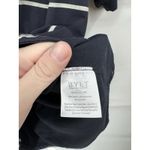 Bylt Striped Drop Cut Lux Shirt Women Small Black Short Sleeve Tee Athletic Photo 3