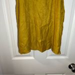 Hem & Thread NWT  Mustard Yellow V Neck Scalloped Cami Tank size Small Photo 6