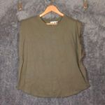 Good American Strong Shoulder Pad Tank Top Sea Turtle Size 4 Women Xl Photo 2