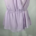 Who What Wear  The Sleeveless Wrap Top Blouse Orchid Petal Size Small Photo 2