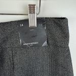 Banana Republic NWT  Novelty Pencil Skirt Size 14 Brown Birdseye Wool‎ Career Photo 1