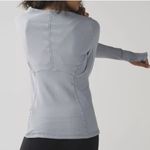 Lululemon Kanto Catch Me Womens 8 Long Sleeve Heathered Gray Athletic Shirt Photo 1