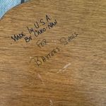 Caro Nana Basket Purse Signed Vintage Victorian Painted House 1960s Lined Brown Photo 5