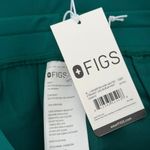 FIGS High Waisted Livingston Basic Scrub Pants in Hunter Green, Size X-Small Photo 7