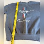 Vintage Navy Blue Ford Mustang Oversized Crewneck Sweatshirt Fit Medium Large Photo 5