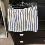 Forever 21 Blue And White Striped Skirt Photo 2