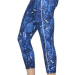 Reebok High-Rise Capri Legging in Medieval Blue Size XXXL NWT Photo 2