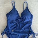 Robin Piccone  AUBREY ONE PIECE KEY HOLE, French Blue, Size 14, $166 Photo 6