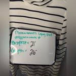 A New Day A. New Day black & white striped cowl neck long sleeved top. Size Medium Photo 3