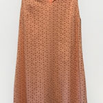 Everly ‎ Feminine Floral Eyelet Detail Coral Light Pink Spring Sun Dress Size M Photo 0