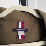 Tommy Hilfiger NWOT  Women's Double Breasted Blazer Green Gold Button Photo 3