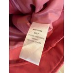 Moritt Pink Faux Leather Moto‎ Jacket Puff Sleeve Belted Stylish Size L Photo 3