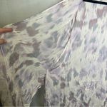 Nordstrom | Kimono Women's Tie-Dye Sweater - Purple and Gray Photo 2