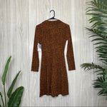 Nine West NEW Twist Front Shirt Dress Cheetah Leopard size XS Extra Small NWT Photo 2