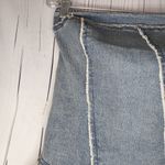 Urban Outfitters Kimchi Blur  Denim And Lace Coquette Ruffle Tube Top Size L NWT Photo 3