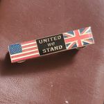 Smith & Warren USA England Great Britain Pin United We Stand Pin Flag Lapel Hat Photo 3