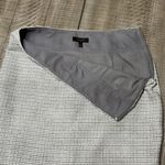 The Limited  Skirt Women’s Gray White Tweed Wool Blend Accent Button Lined Photo 8