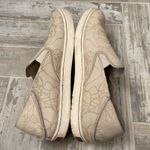 Olukai  Beige Pehuea Floral Design Leather Sneakers Photo 7