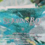 st. john's bay  Green Blue Floral Dress Size Medium Floral Knee-Length Dress Photo 7