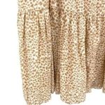 Fourteen & 9th Leopard Animal Print Babydoll Dress Smocked Tiered Photo 8