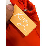 Kona Sol  One Piece Swim Suit Large Orange Padded V Breast Full Coverage NWT Photo 7