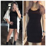 Double Zero Black Bodycon LBD Photo 1