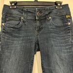 G-Star  Raw Denim Ford Straight Denim Blue Jeans Size W27 L32 EUC #1922 Photo 2