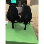 Kate Spade Heels Shayna D'Orsay Ruffle Kitten Heel Pointed Toe Black Size 7.5 Photo 7