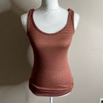Chloe K  size small brown sparkle knit tank Photo 3