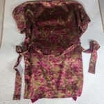 Vintage Katelyn Robe Elegant Pink and Gold Paisley One Size Size undefined Photo 1