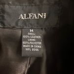 Alfani  100% Leather Jacket Dark brown women’s Medium Photo 9