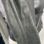 Annelies Gouraud for Brezin France Vintage Studded Black Leather Jacket Women XS Photo 3