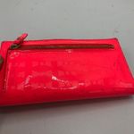 Kate Spade Pink Embossed Bow Wallet Snap Clutch Patent Leather Shiny Bag Photo 2