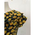 Anthropologie Maeve Top Sunflower S Ruffle One Shoulder Bohemian Hippie 70s New Yellow Photo 5
