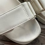 Stradivarius  beige adjustable double strap slip sandals in size 7 Photo 8