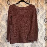 Hollister Burgundy Marled Knit Flared Sleeve Sweater Size XS Photo 1